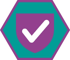 Image with graphics, colorfulness, symbol, design. Automatically generated description